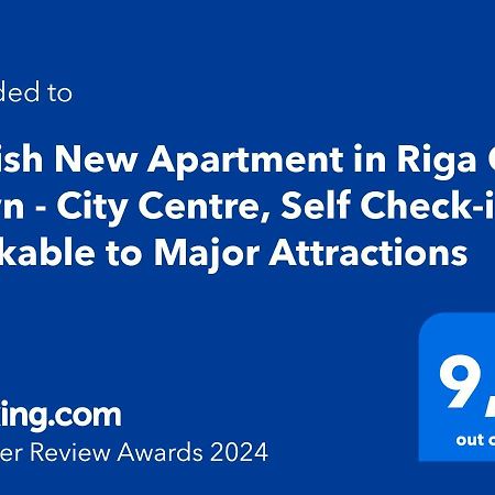 Stylish New Apartment In Riga Old Town - City Centre, Self Check-In, Walkable To Major Attractions Esterno foto
