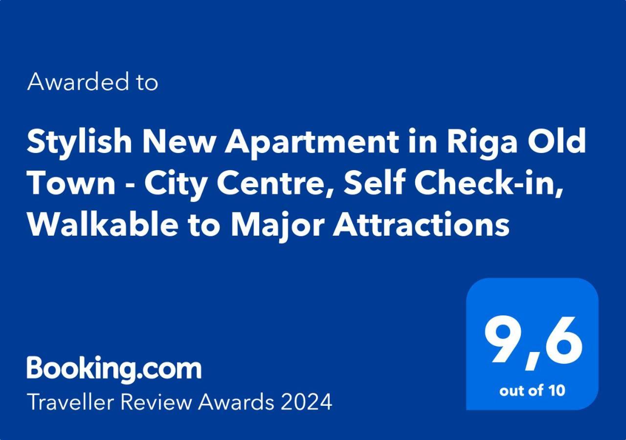 Stylish New Apartment In Riga Old Town - City Centre, Self Check-In, Walkable To Major Attractions Esterno foto